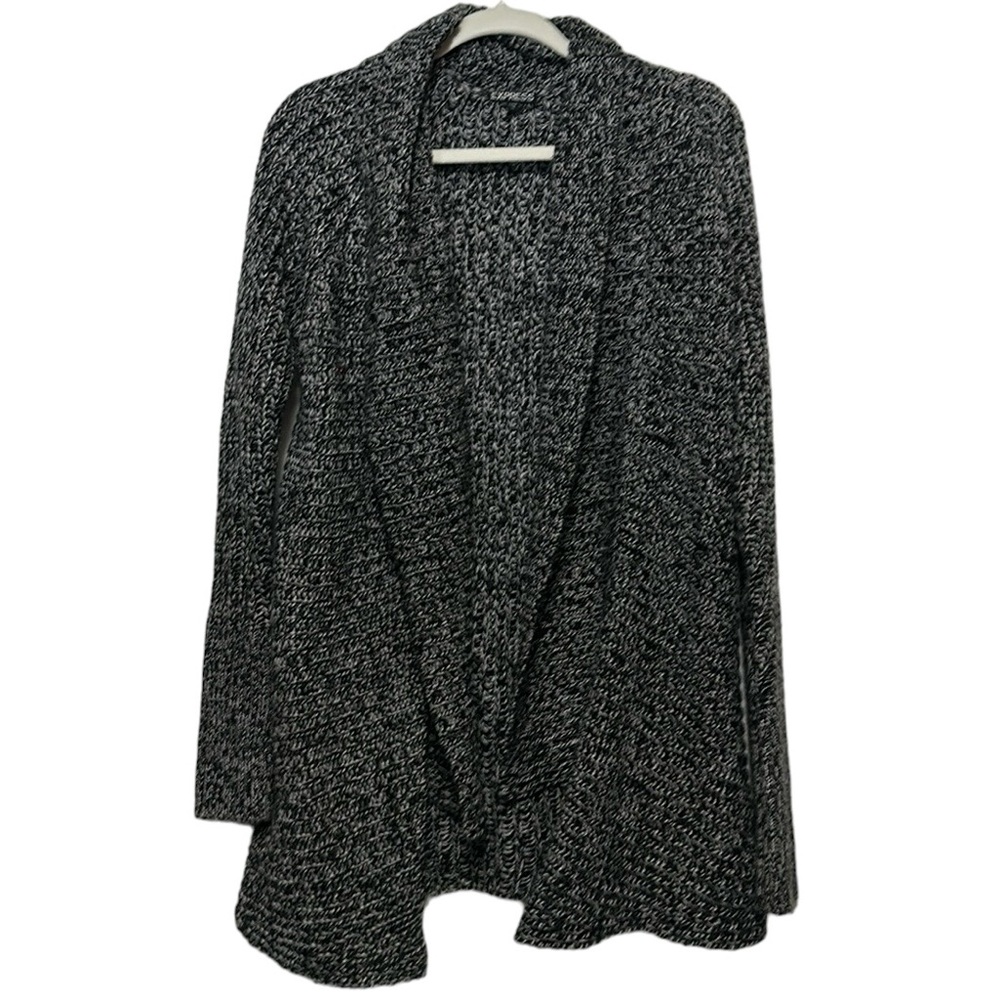 Express Wool Blend Women’s Knitted Open Cardigan Size Large